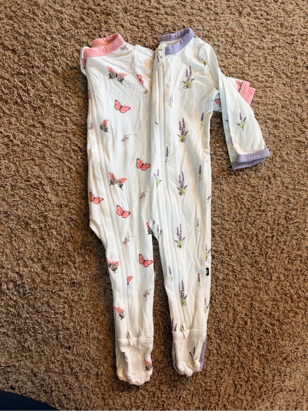 Kyte BABY 3-6m zip footie bundle